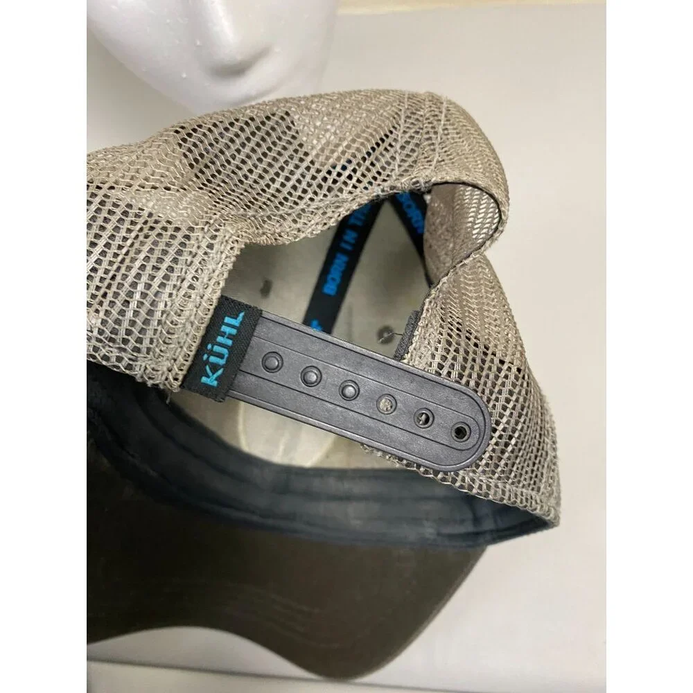 Kuhl Hat Snapback Trucker Gray Baseball Cap Olive Green Outdoor Hiking‎ Camping